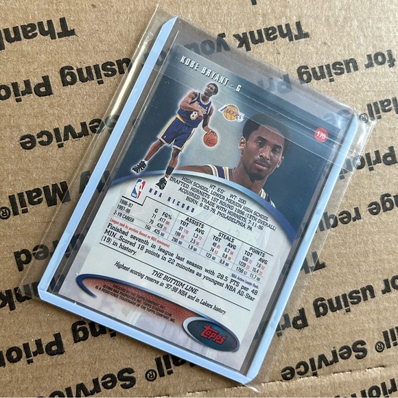 Kobe Bryant ‘99 Topps Stadium Club Card No. 170 - Picture 5 of 6